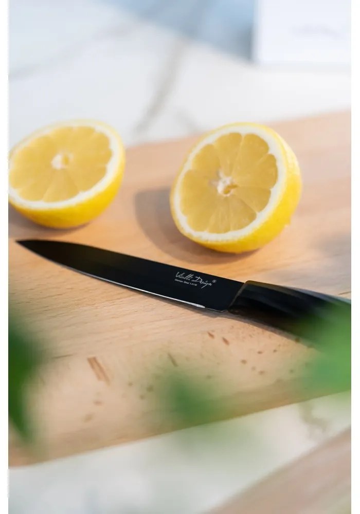 Комплект от 5 ножа в бял държач Caro - Vialli Design