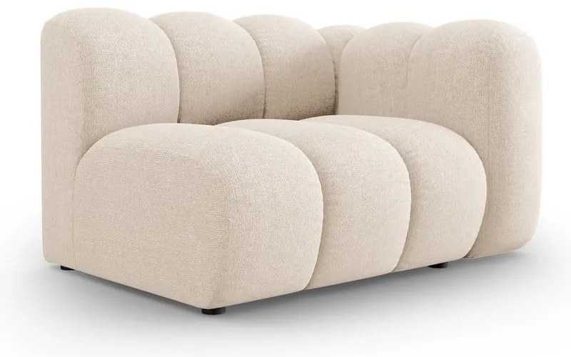 Кремав модулен диван (десен ъгъл) Lupine – Micadoni Home
