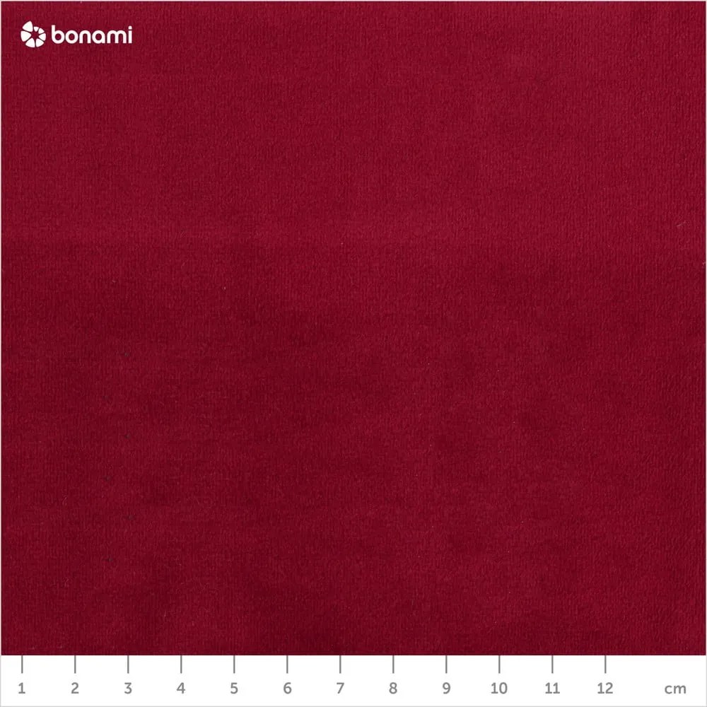 Ъглов диван от червено кадифе , ляв ъгъл Bali - Cosmopolitan Design