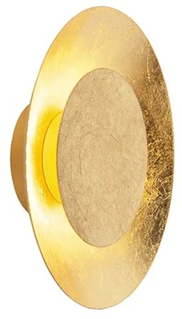 Таванна лампа в стил арт деко злато/месинг с LED - Sun