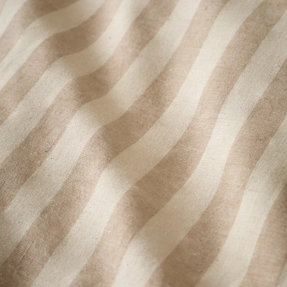 Оранжево единично спално бельо 135x200 cm Cotton Rich Woven Stripe – Pineapple Elephant