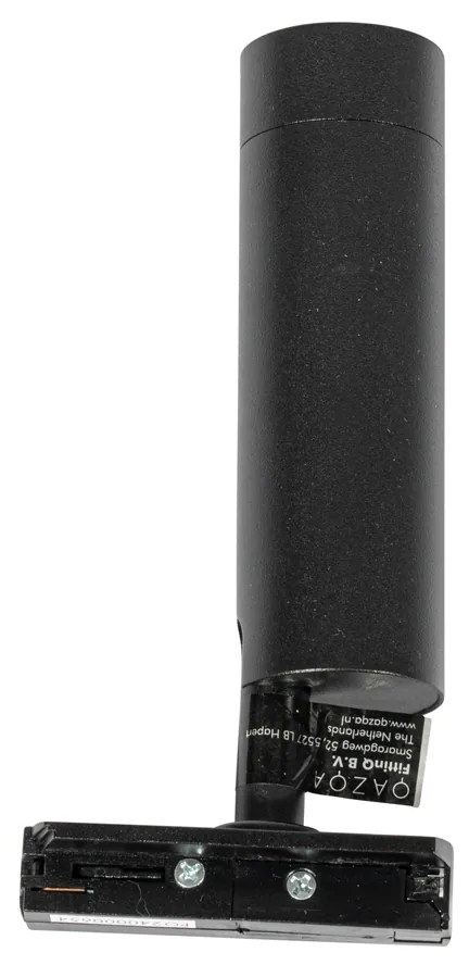 Модерен черен прожектор за 1-фазова 35 мм релсова система - Iconic Jeana Luxe