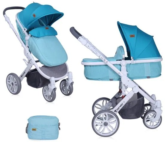 Детска количка LUNA 2в1 LORELLI - Aquamarine