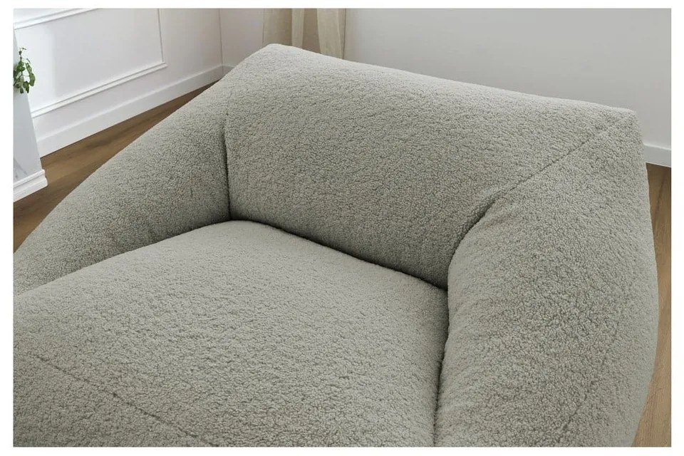 Светлосив пуф Lilibet – Bobochic Paris