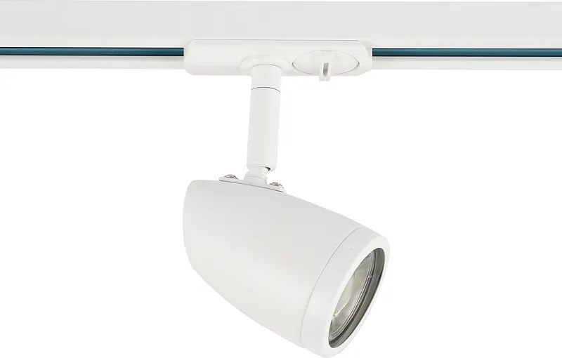 Спот за двупроводна шина TS75GU3CW, бял мат, 1хGU10