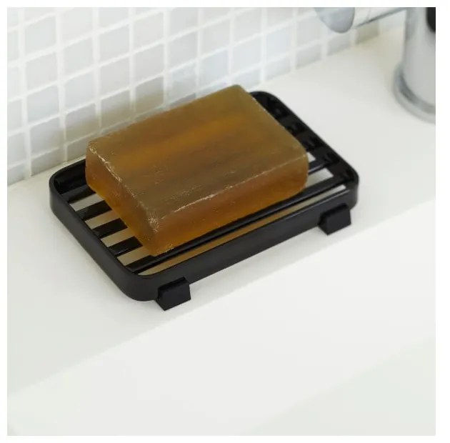 Черна подложка за сапун Tower - YAMAZAKI