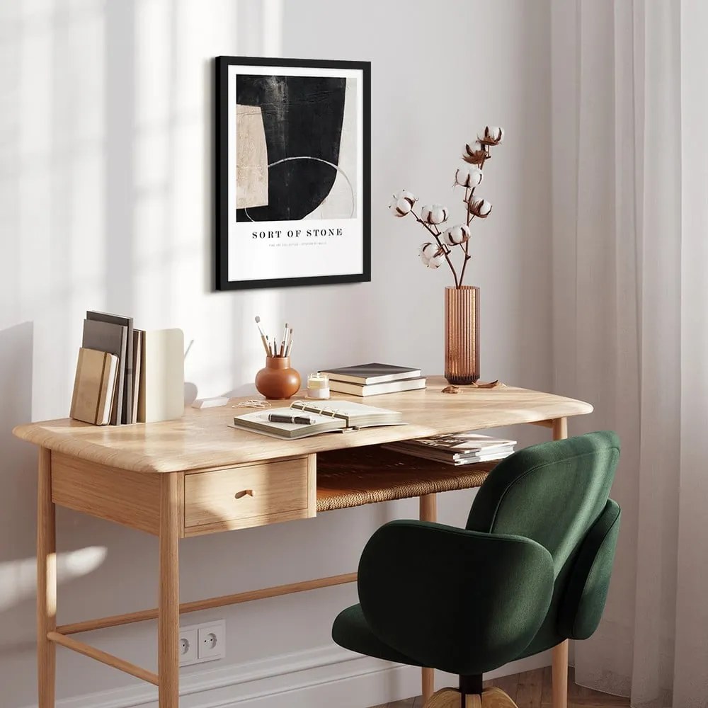 Картина 32x42 cm Sort Of Stone – Malerifabrikken