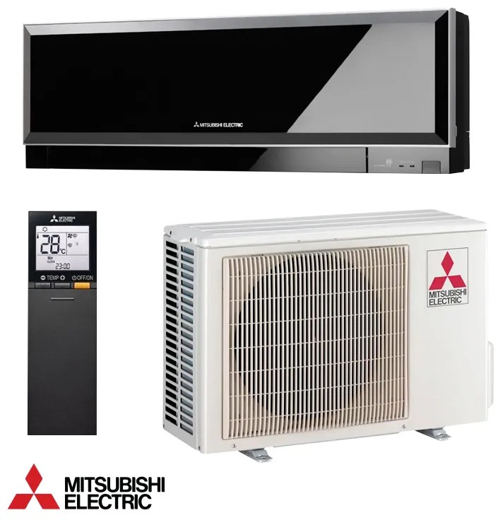 Инверторен климатик Mitsubishi Electric MSZ-EF35VGKB/MUZ-EF35VG, 12000 BTU, 25 м2, А+++/А++, Wi-Fi, Econo cool, Черен