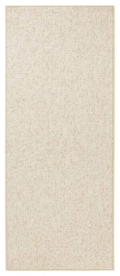 Кремава пътека 80x200 cm Wolly – BT Carpet