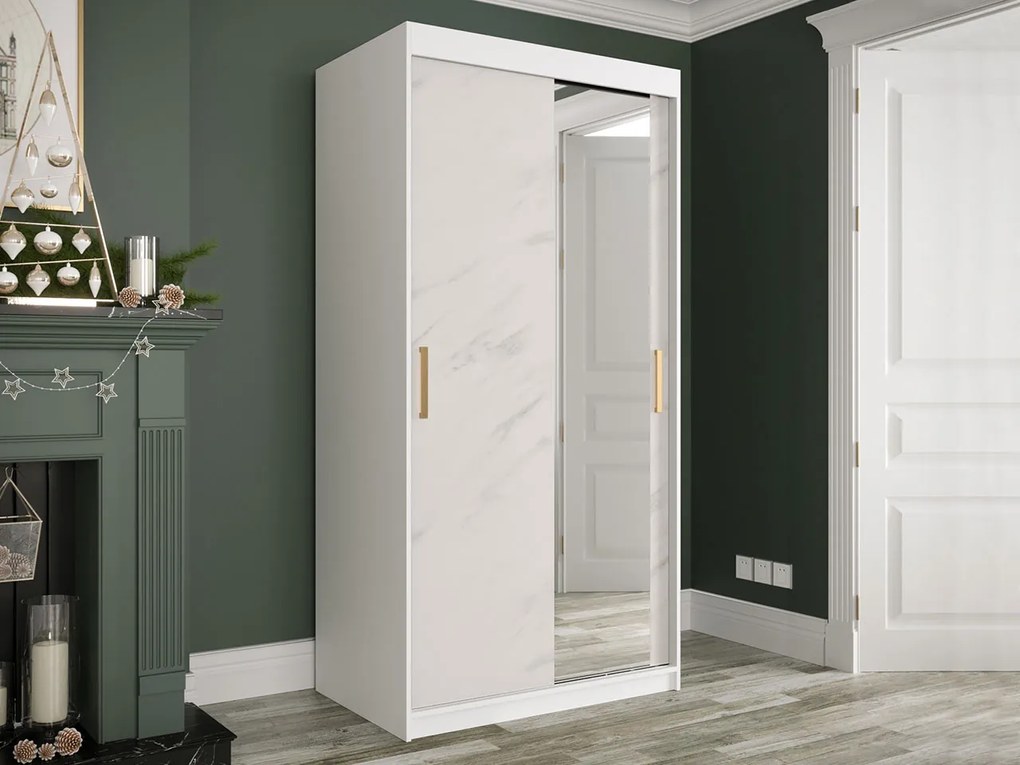 Гардероб Marmur II-White marble