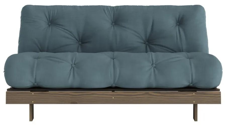Разтегателен диван в петролен цвят 160 cm Roots - Karup Design