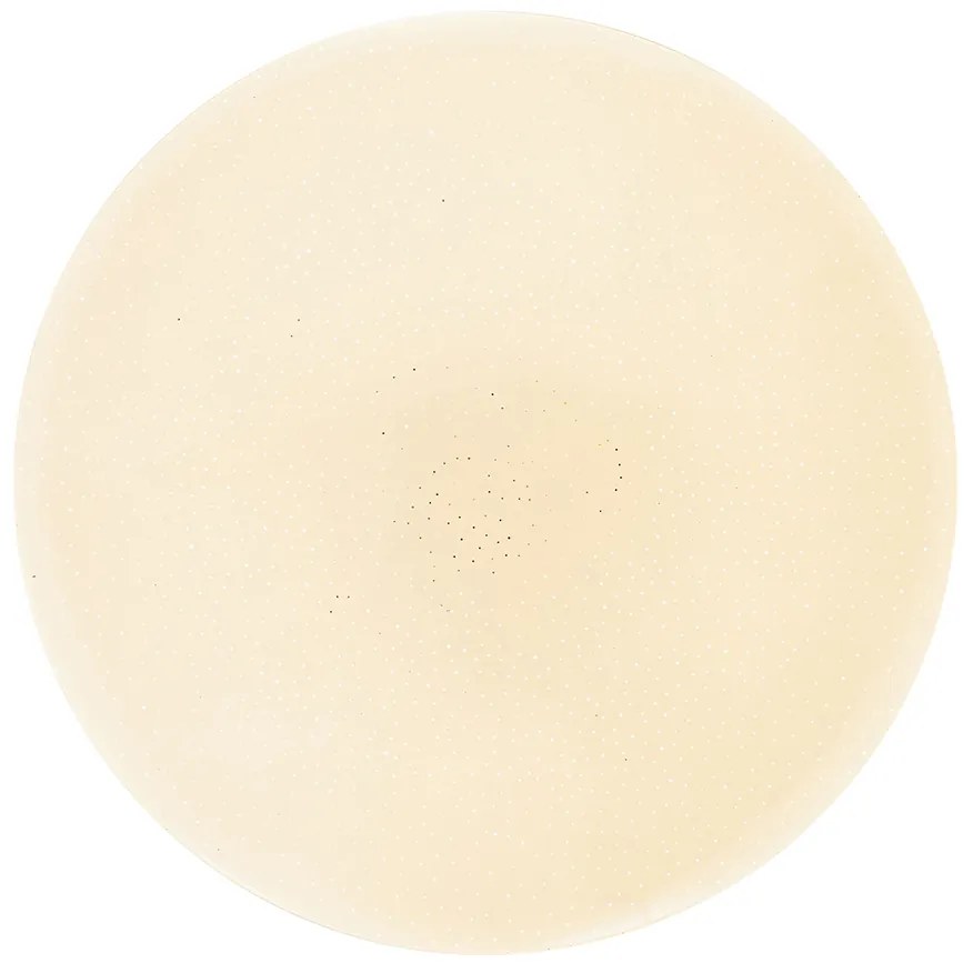 Интелигентен таванен аплик бял 38 см звезден ефект с LED с дистанционно управление - Extrema