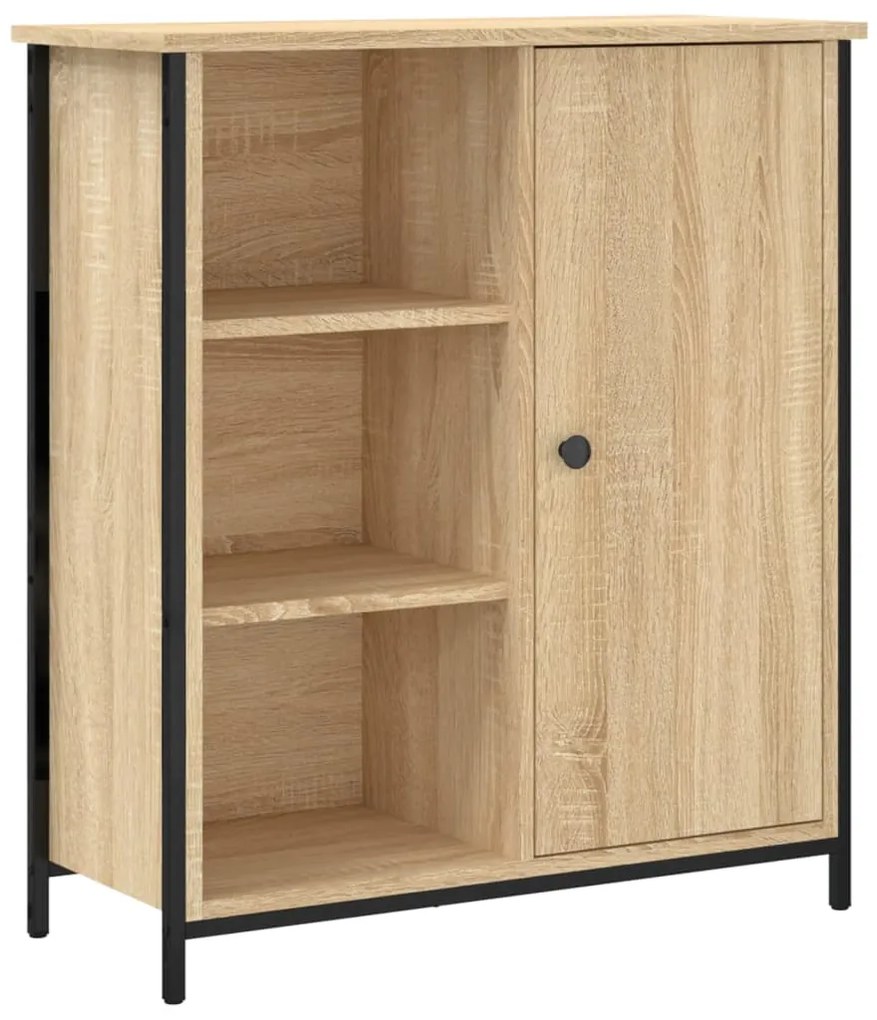 835495 vidaXL Страничен шкаф, дъб сонома, 70x30x80 см, инженерно дърво