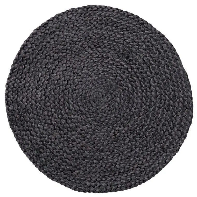 Тъмно сива подложка от юта, ø 35 cm Its All Nature - Södahl