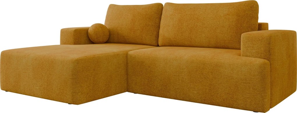 Ъглов Диван Миво-Горчица-Ляв