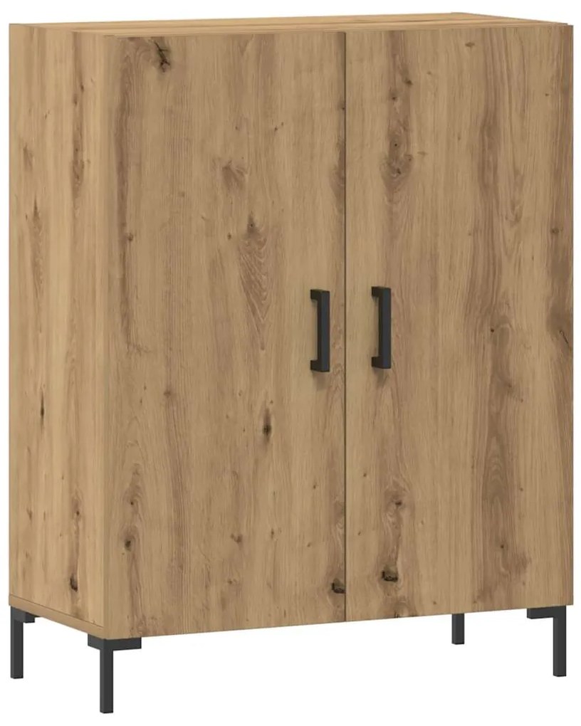857180 vidaXL Сайдборд, дъб артизан, 69,5x34x90 см, инженерно дърво