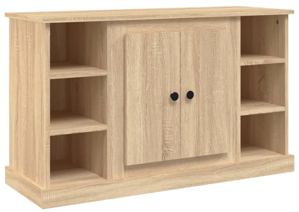 816443 vidaXL Сайдборд, дъб сонома, 100x35,5x60 см, инженерно дърво
