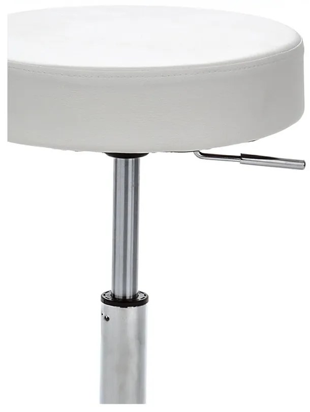 Бял офис стол от имитация на кожа Tizio – Tomasucci