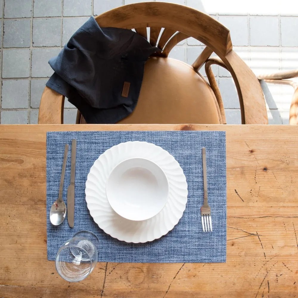 Синя подложка за хранене , 45 x 33 cm - Tiseco Home Studio