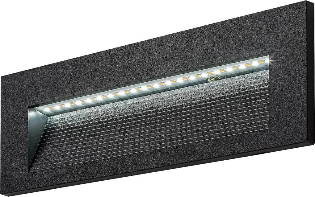 Rabalux 77190 - LED външно стенно осветително тяло KAVALA LED/6W/230V IP65 черно