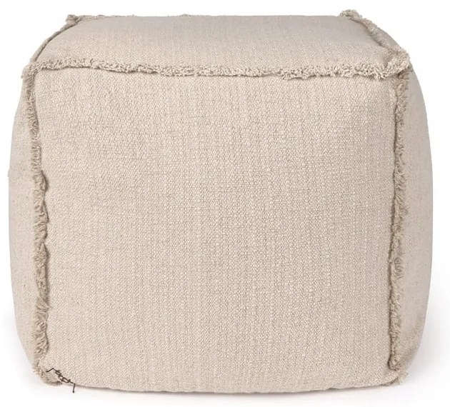 Кремав пуф Handloom – Lorena Canals