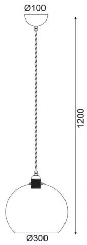 Полилей Taltor-Диаметър 30 См.-Тонирана