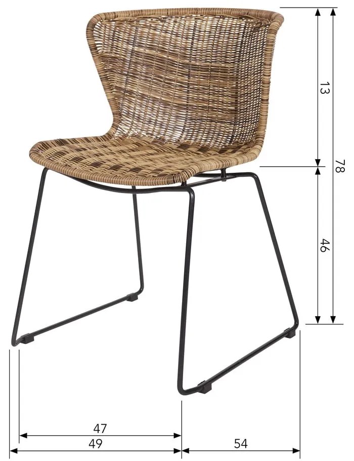 Комплект от 2 стола Nature Wings - WOOOD