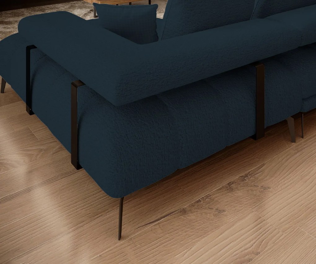 Ъглов диван Магнито Плюс-тъмен сив-десен