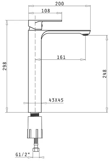 Смесител за мивка Arona XL