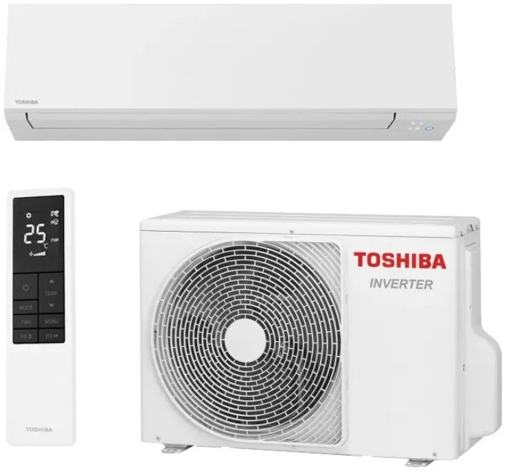 Инверторен климатик Toshiba Shorai Edge RAS-B13G3KVSG-E/RAS-13J2AVSG, 13000 BTU, 26 м2, A+++, Wi-Fi, R-32, 12 функции, Бял
