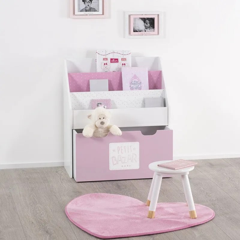Детска библиотека atmosphera Bazar, MDF, 70 cm - Сив