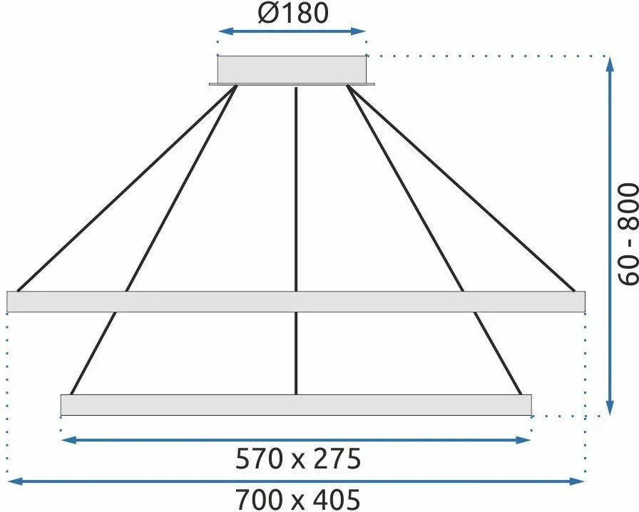 Кристален полилей LED APP771-3CP