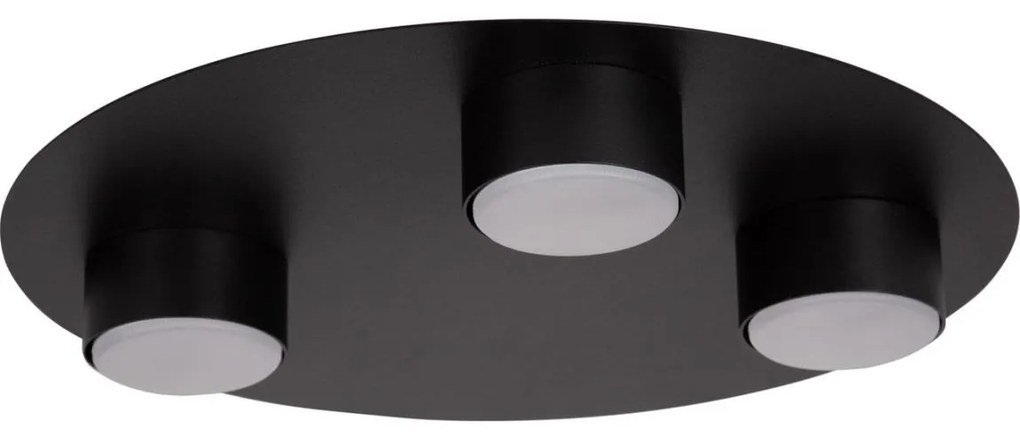 Плафон STAR 3xGX53/12W/230V черен