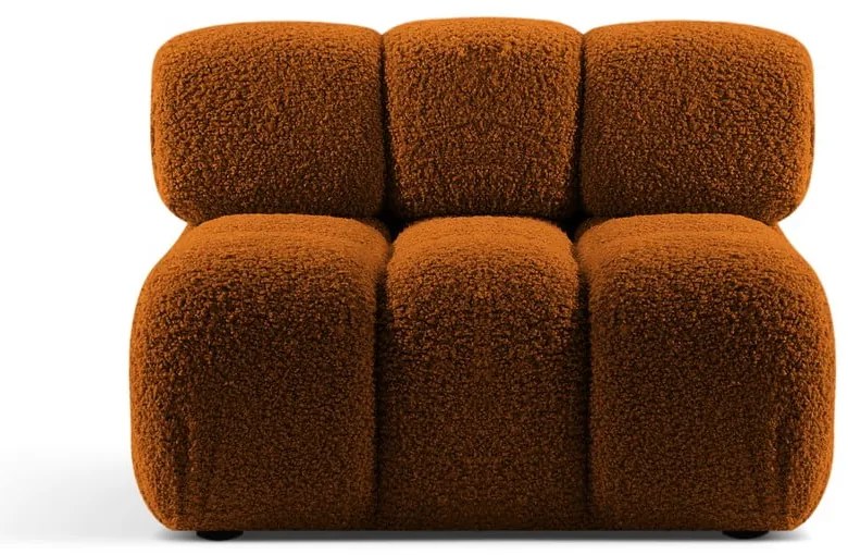 Оранжев модул за диван от букле (среден модул) Bellis – Micadoni Home