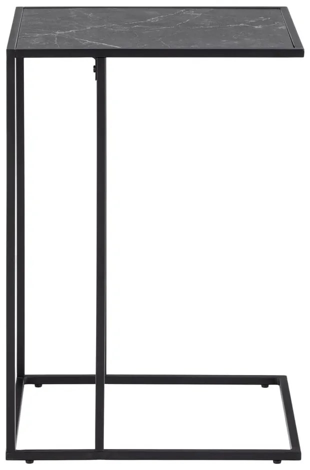 Странична масичка с плот от имитация на мрамор 43x35 cm Infinity – Actona