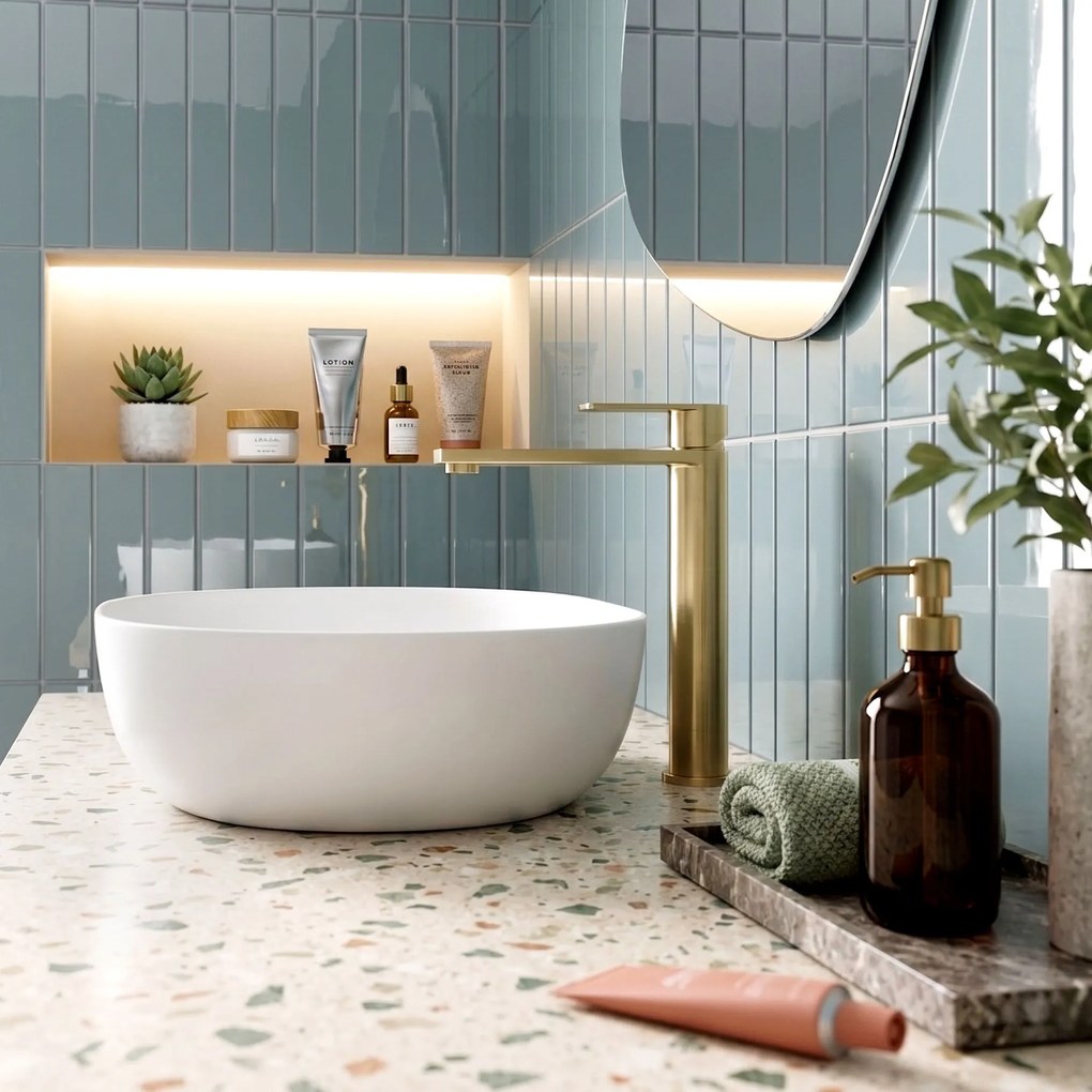 Смесител за баня Rea Hunter Brush Gold High