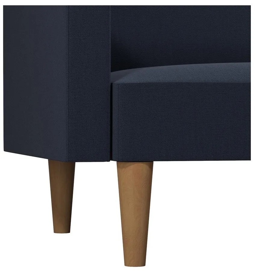 Тъмносин разтегателен диван Mainstays - Støraa