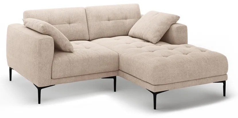 Светлокафяв ъглов диван (десен ъгъл) Bemy – Micadoni