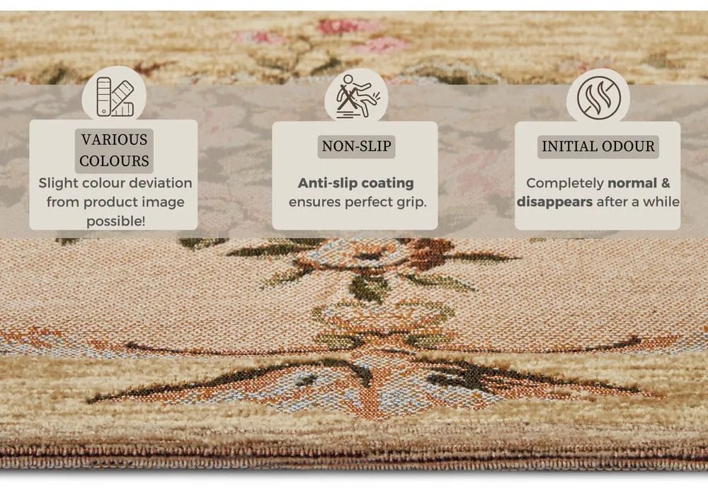 Бежов килим 75x150 cm Asmaa - Hanse Home
