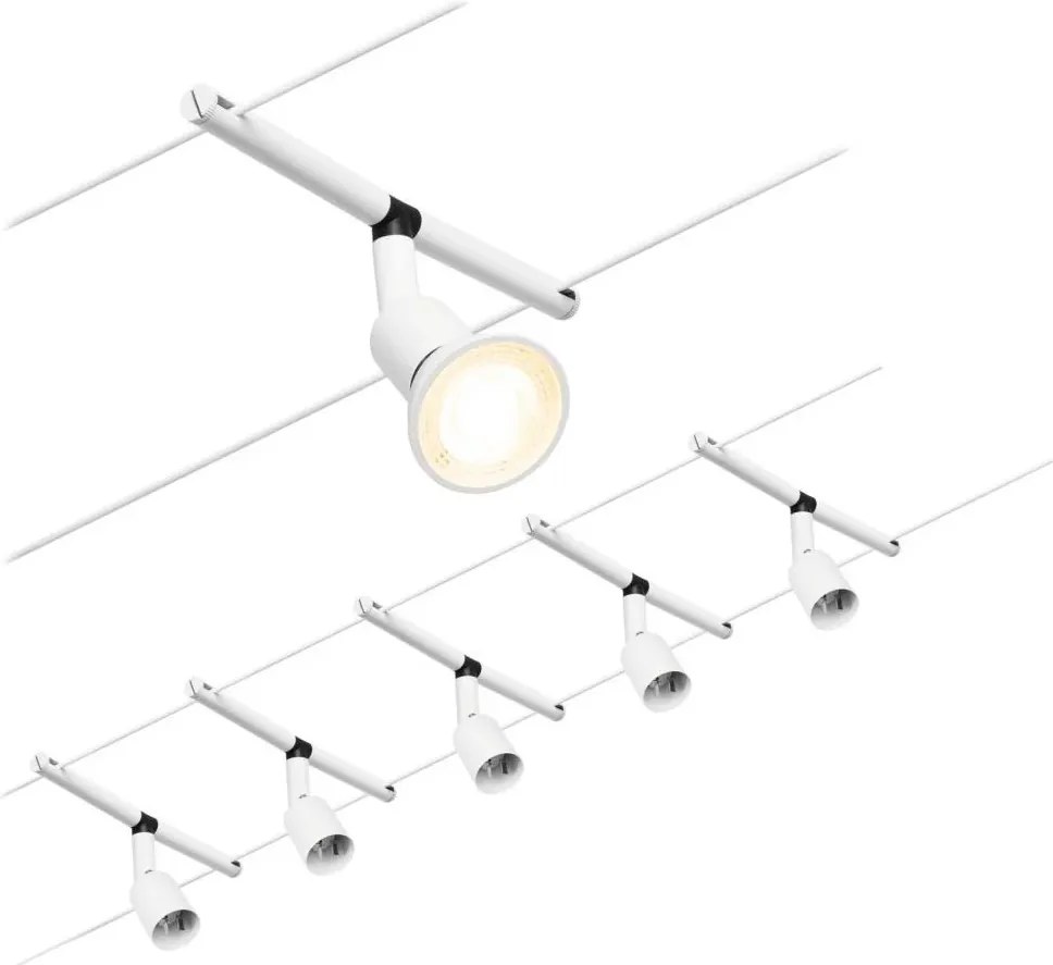 Paulmann 94458 - К-кт 5xGU5,3/10W Спот SALT 230V бял