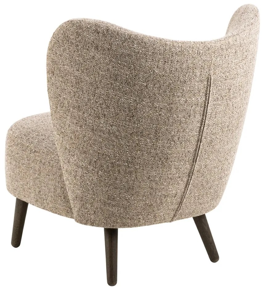 Бежово кресло от букле Elmont – Actona