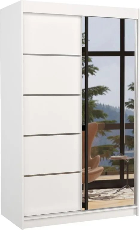 Гардероб Etienne 120 плъзгащ се-Leuko