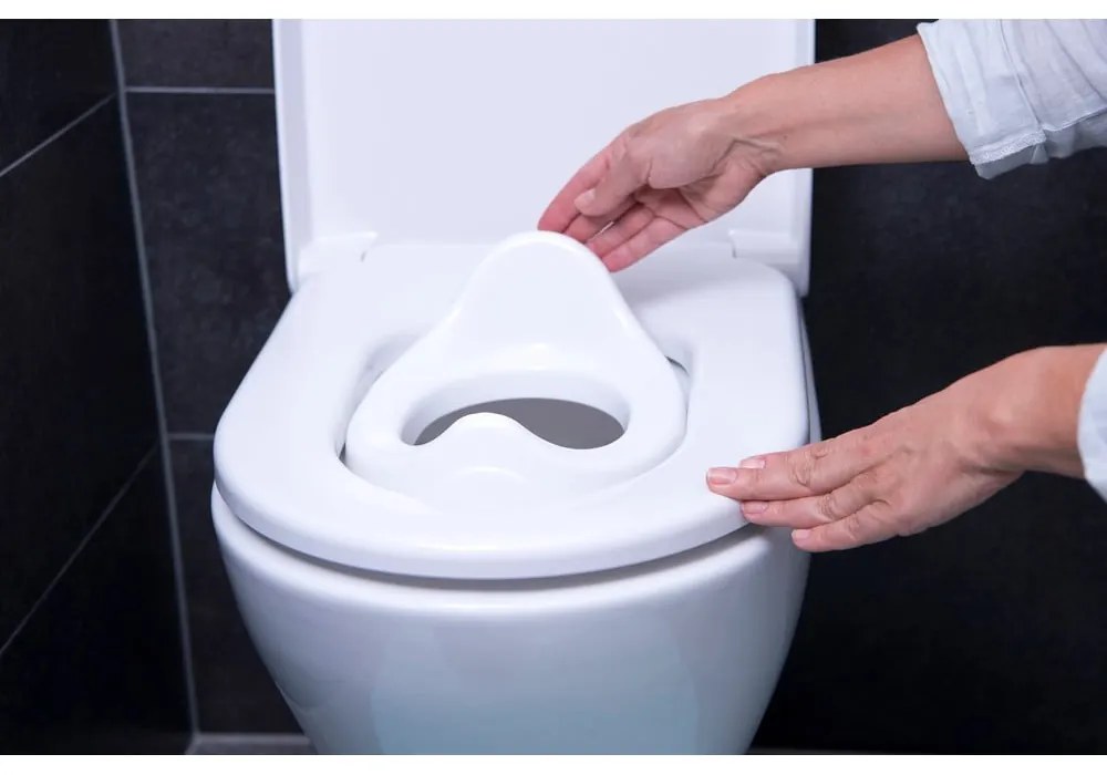 Тъмнорозова детска седалка за тоалетна Bella Bambina - Rotho