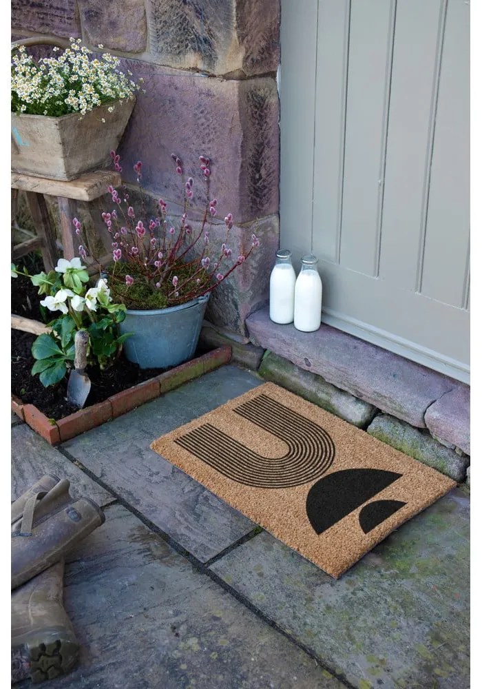 Изтривалка от кокосови влакна 40x60 cm Half Moon – Artsy Doormats