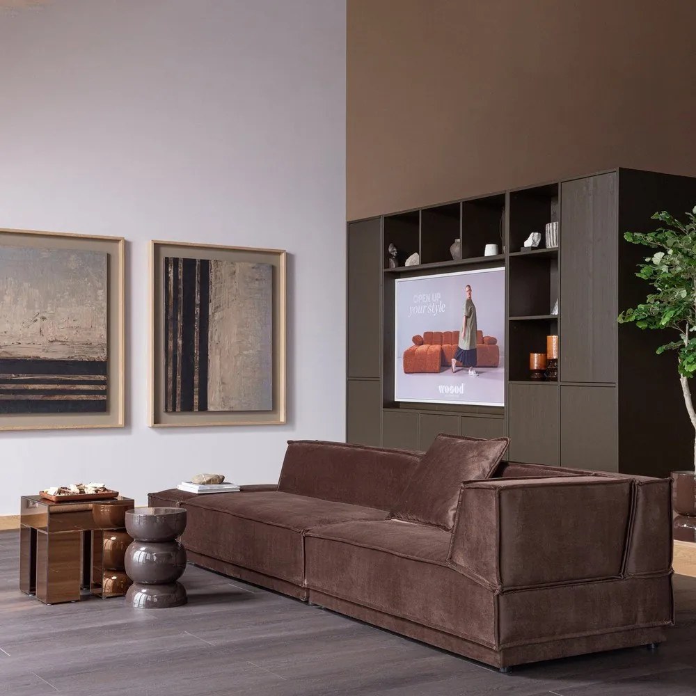 Метална кръгла странична масичка ø 30 cm Breno – WOOOD