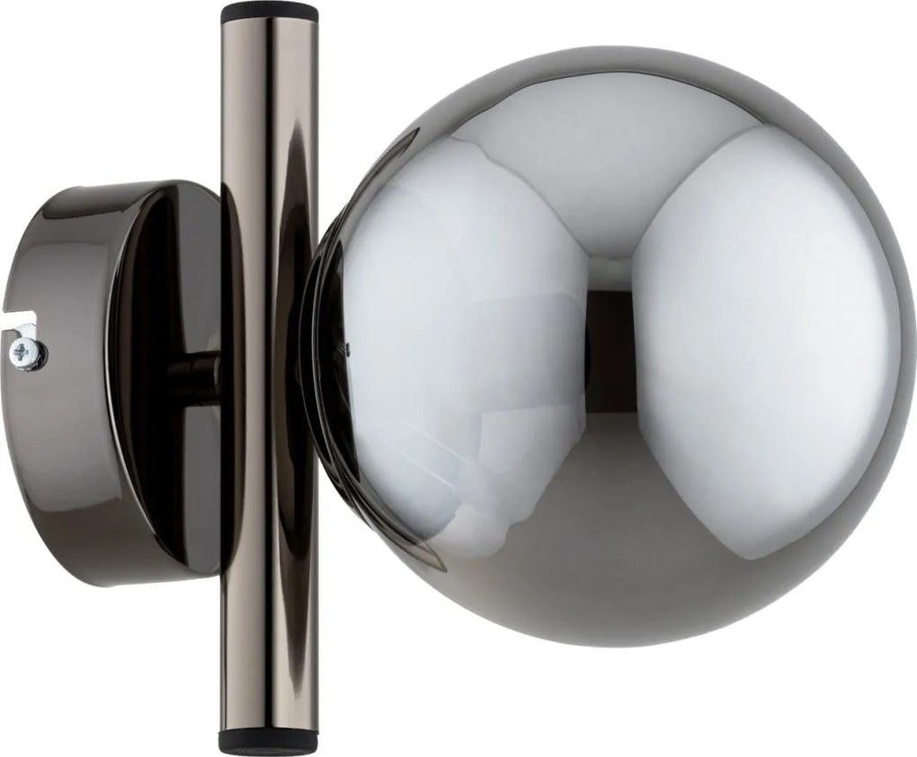 Стенно осветително тяло ERAL 1xE14/10W/230V гланцов хром/черно/опушено