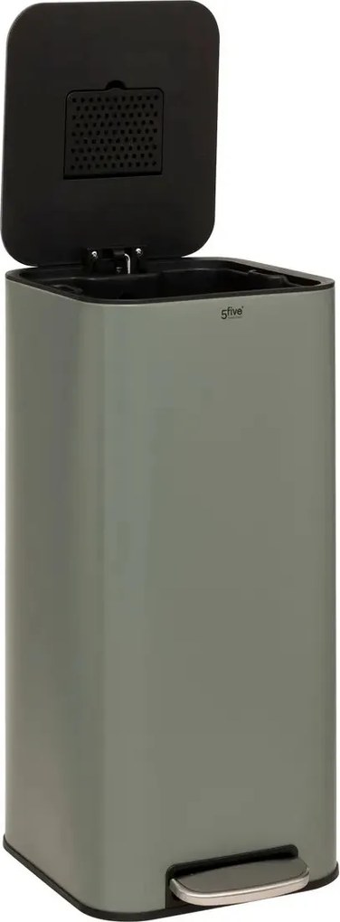 Кош 5five Delta Square, Метал, 30 L - Зелен