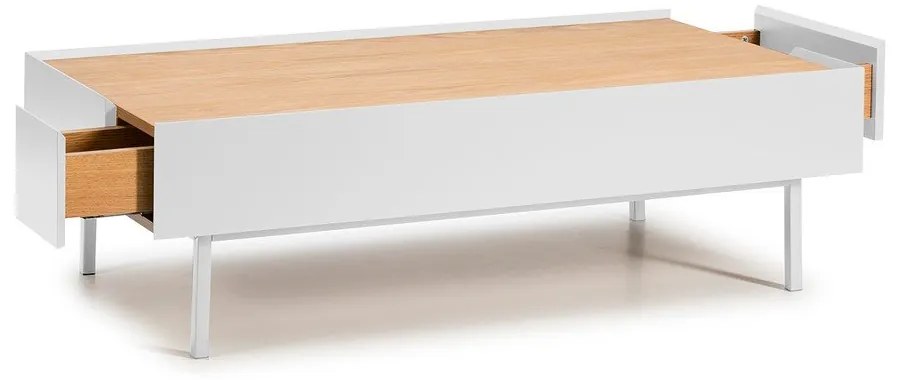 Бяла масичка за кафе Arista - Teulat