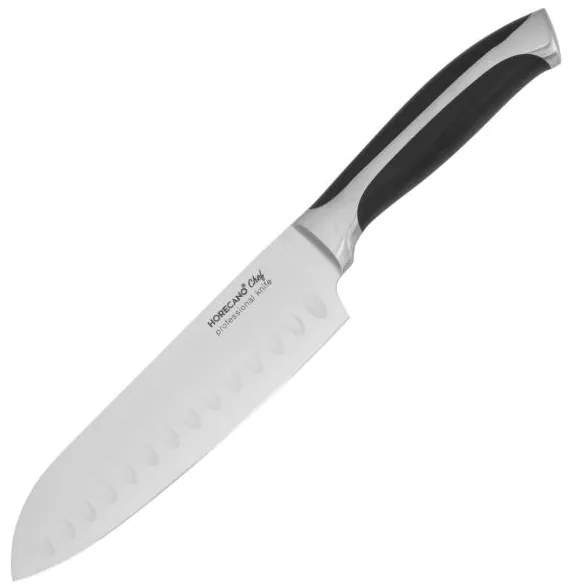 Horecano - Нож Santoku от неръждаема стомана 17см CHEF-(GA-004-7)
