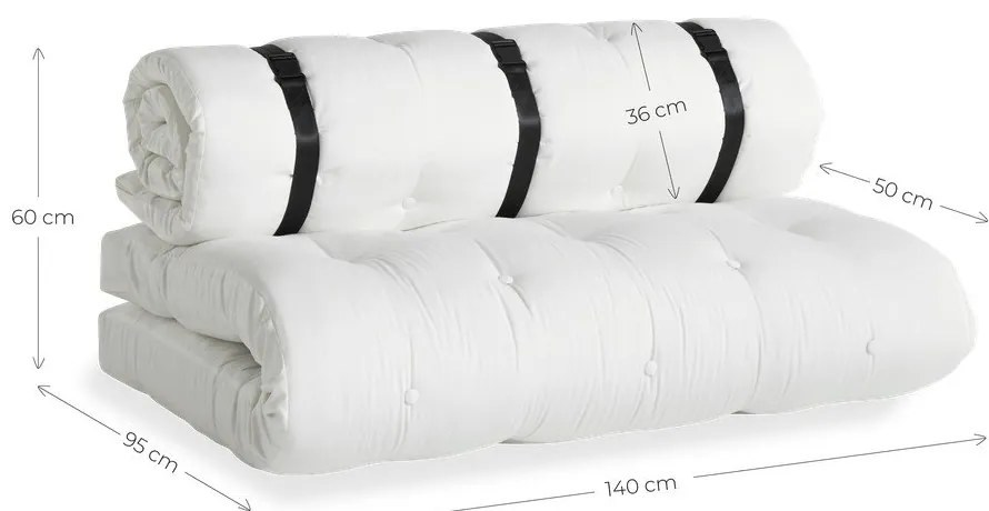 Design OUT™ Тъмно сив диван за открито Buckle Up - Karup Design